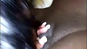 pinky takes deepest ebony throat and fat ass penetration
