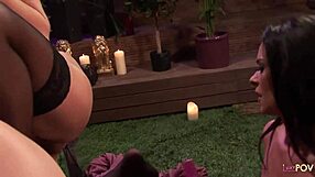 Maidens Fiercely Lick Nipples Before Hammering Witch in Wild Threesome