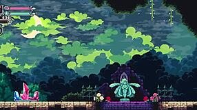 curvy big tits babe gets gangbanged in cuphead pixel hentai game flipwitch hex p10