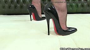 My Heart Races Watching Fiery Redhead Bettie Pound Her Dildo