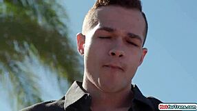 tgirl jade venus barebacks babe while getting her ass pounded hard