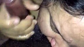 nasty bbw deepthroats huge black monster cock like a freaky fat slut sucking hard