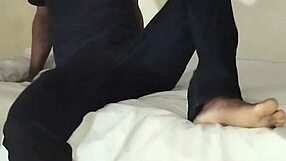 18 year old teen orgasms fast in jeans solo masturbation with slow cum buildup