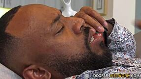 luna legend blows jovan jordan's big black cock and swallows cum