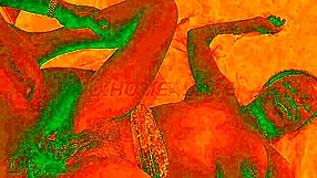 i crave that intimate ebony slut pounding in red-lit cozy room