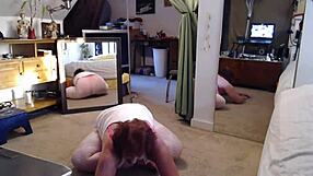 dawnskye1962 curves big ass and natural tits in morning sexercise stretch