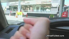 Yo this busty no bra latina amateur teen gets fucked rough with big cock in casting interview