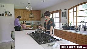 stepdaddy desires his wife and stepdaughter anytime for hardcore rides