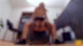 una fairy punished on office desk with perfect tits bouncing hard
