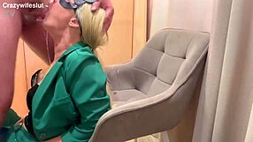 i stole boss's dirty panties sniffing them got me gagging on his monster cock puking everywhere regret it now