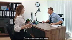 una fairy punished on office desk with perfect tits bouncing hard