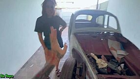 Young Brazilian Fills Mature Pussy in Car Leaving Cuckold Devastated Emotionally