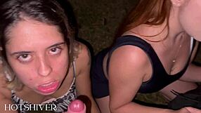 Can You Handle This Wild Forest Orgy with Big Ass Blondes and Redheads?