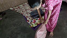 Desi bhabhi moans for boyfriend's monster cock doggystyle slam