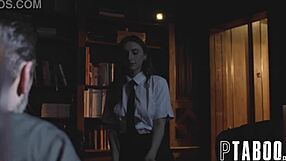 yo priest tommy, belle penelope kay confesses her dirty taboo desires for petite teen ass and tits