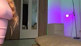 Natural amateur babe bends over for close-up doggystyle pounding