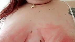 oh man ariesbbw looks so hot with that fresh lipstick on her fat tits