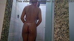 magrinha gets licked hard then fucked deep... check that creampie explosion inside!