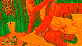 i crave that intimate ebony slut pounding in red-lit cozy room