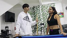 i taught my latina stepsis pool then fucked her tight pussy hard... damn!