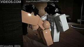 Busty childhood friend caught stroking tits in bed gets fucked hard