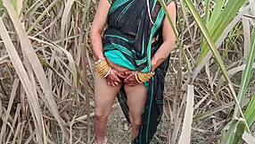 indian desi village girl pisses outdoors public in exotic dirty first time roleplay