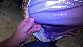 Shiny Cameltoe Teased Before Hard Spanks Deep Blowjobs and Rough Doggy Double Cumshots