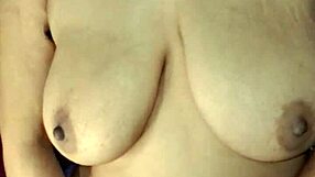 Chubby Indian Bhabhi's Huge Saggy Tits and Juicy Pussy Drip with Moans