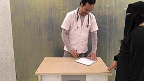 Chubby Asian Patient's Fat Ass Pounded by Doctor's Big Cock!