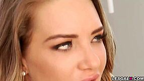 lesbian blondes jessa rhodes and cali carter devour asses with analingus before explosive shared orgasms