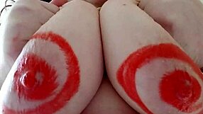 oh man ariesbbw looks so hot with that fresh lipstick on her fat tits