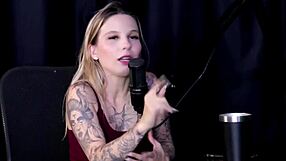 check out brunna sweet's sexy ass in sheer red fire cast boots