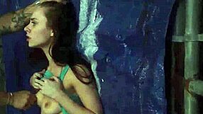 skinny teen anya olsen bound for extreme rough outdoor public bang on her meaty pussy