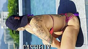 stripping naked on sea to fuck huge cock on boat till creampie fill