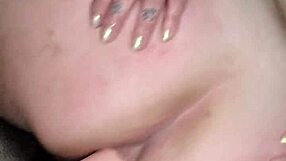 Thrilling solo dildo pounding unleashes massive squirting flood across the room