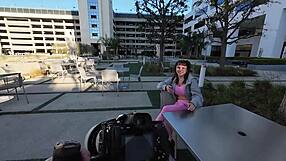 Hot Girl's HUGE TITS Bounce as She Fucks MONSTER COCK Doggystyle to Cum-Filled Facial!