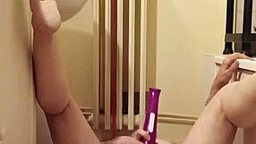 Humiliated Milf Slave Eats from Bowl with Buttplug in BDSM Play