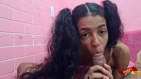 My Latina Babysitter Sucks Me Off for Quick Cash Payment