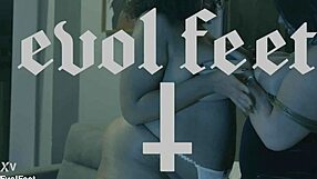 two latina foot goddesses dominate choke and deepthroat dirty old man's big cock barefoot