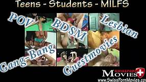 bound sklavinnen natalia and aileen deepthroated by monster cocks in dungeon