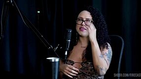 check out brunna sweet's sexy ass in sheer red fire cast boots