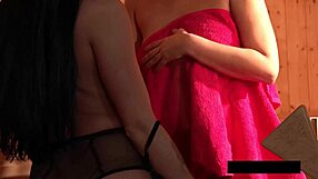 Antonia Sainz and Lexi Dona's Sauna Piss Soakdown by Vipissy