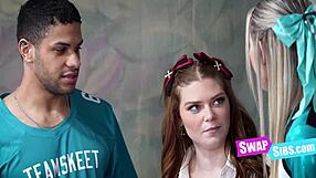 nerdy stepsis cheerleader swap stirs taboo thrills