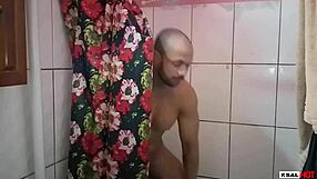 brazilian milf danny hot sneaks in for monster cock bathroom fuck