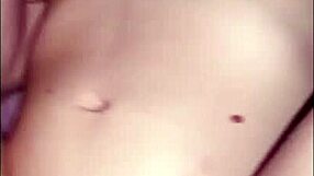 banging my young amateur brazilian girlfriend with natural tits first time