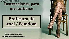 spanish anal joi femdom teacher hypnotizes for hands-free orgasm explosion