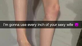 skinny cheating snapchat whore wife bred doggystyle with slaps and screams by bull