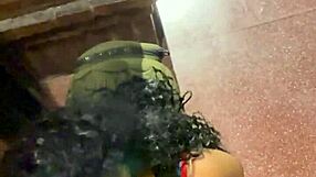 Argentinian teen prostitute swallows cum on Buenos Aires streets.