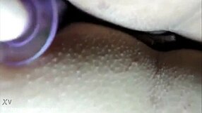 Young Wife Karina Plugs Huge Ass with Buttplug for Retro Anal Play with Lucas