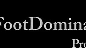 brianna's sexy feet demand boot shining in femdom fetish tease